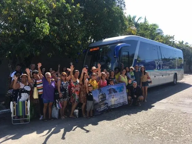 Registro de excursão com grupo
