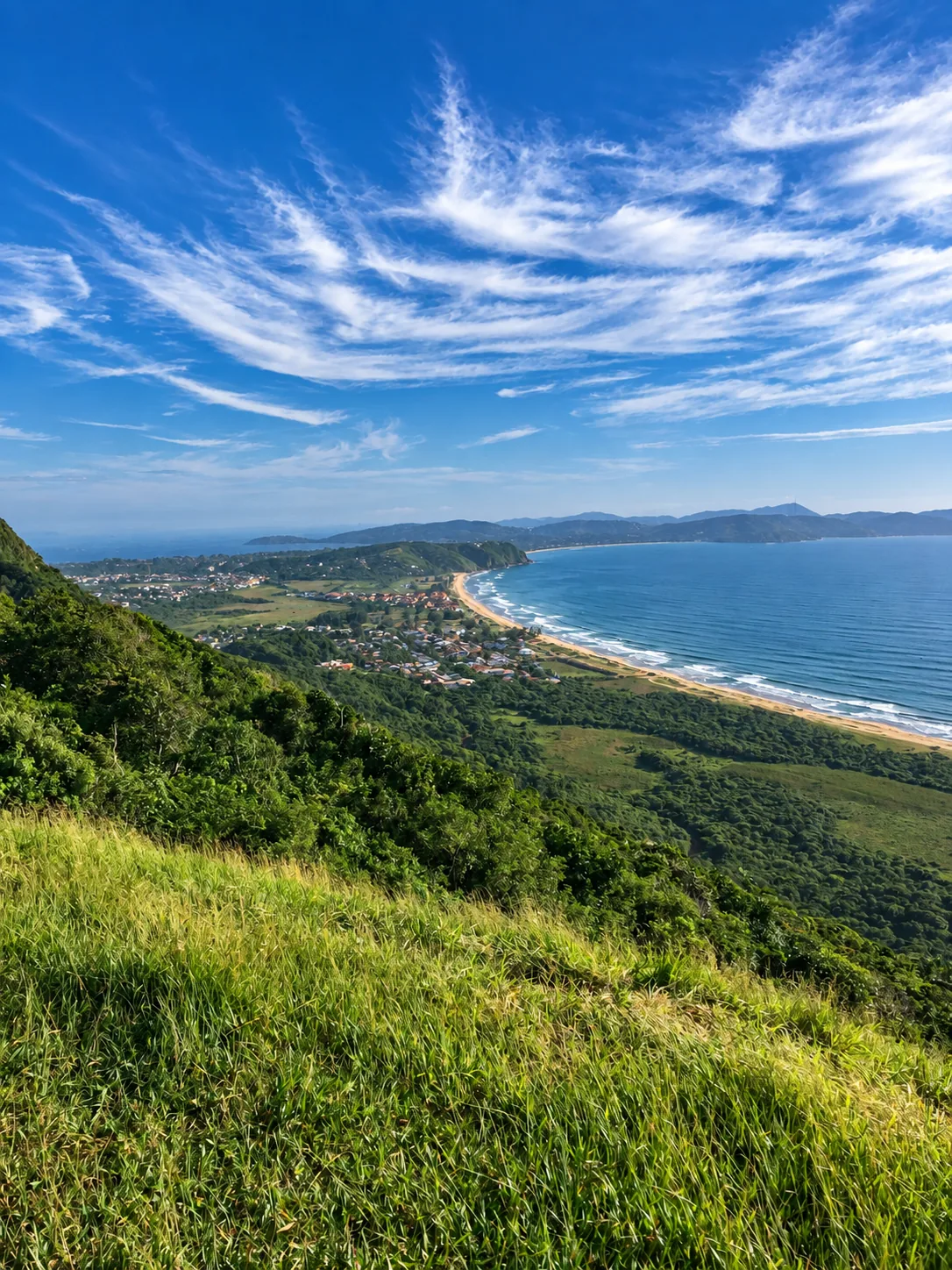 Vista da Praia de Tucuns a partir da Serra das Emerências